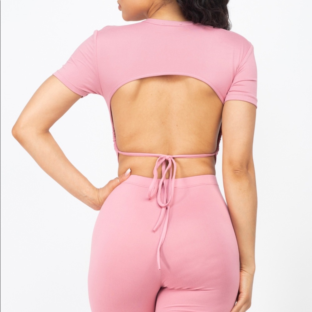 Open back biker set - Picture 2 of 2